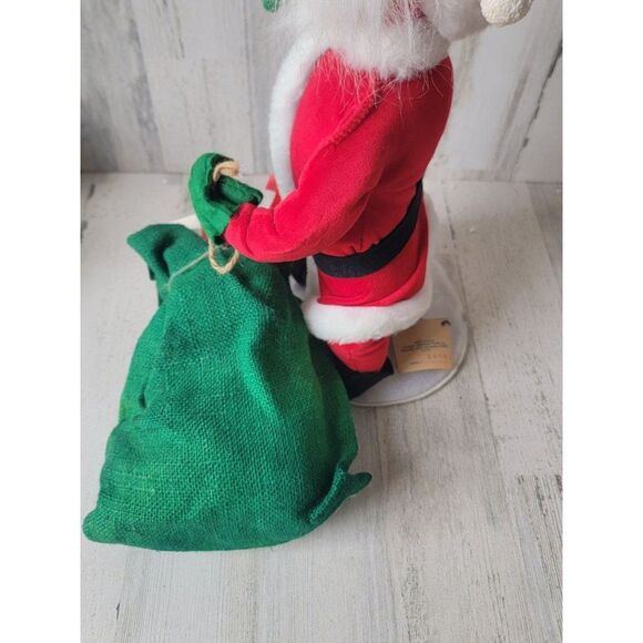 Annalee 1989 AS IS santa claus 16" large toy sack bag Xmas figure - Picture 11 of 16